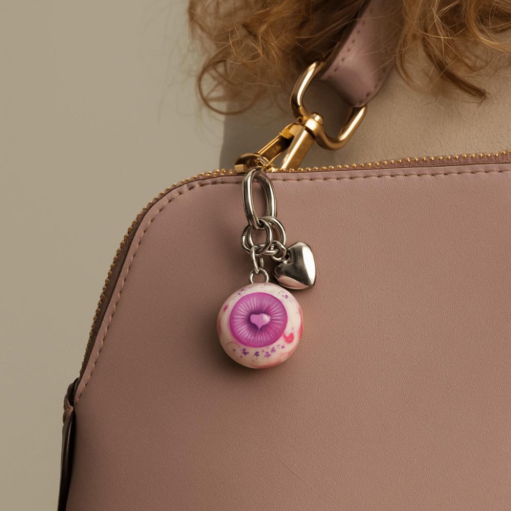 Eyeball Charms Halloween Eyes Keychain Goth Style Eye Keychain  Halloween Accessories