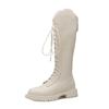 But knee boots women's autumn and winter new temperament high boots versatile knight boots women's thick-soled boots