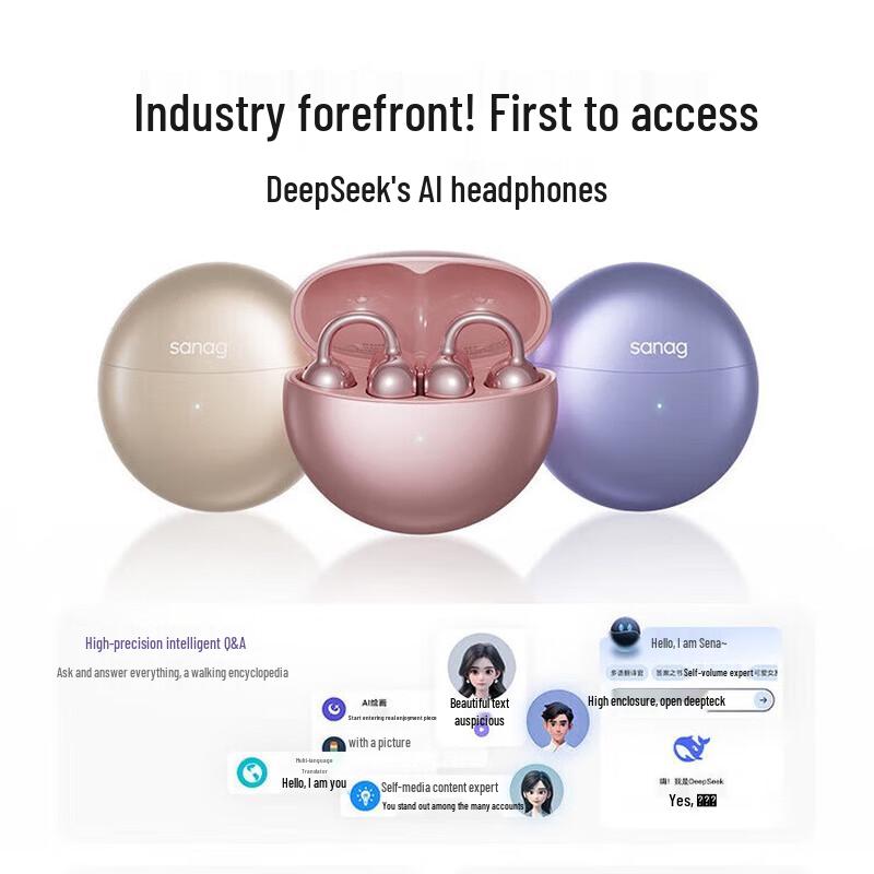 SANAG S6S Pro Open-Ear Clip Bluetooth Sports Earbuds