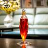 Glass Carafe for Fruit Wine Heart Shaped Bottle with Airtight Stopper, Elegant Crystal Texture Liquor Serving Container Decanter,