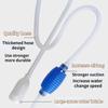 Plastic Manual Water Exchanger Aquarium Cleaning Tools Fish Tank Cleaning Kit Vacuum Cleaner Pump