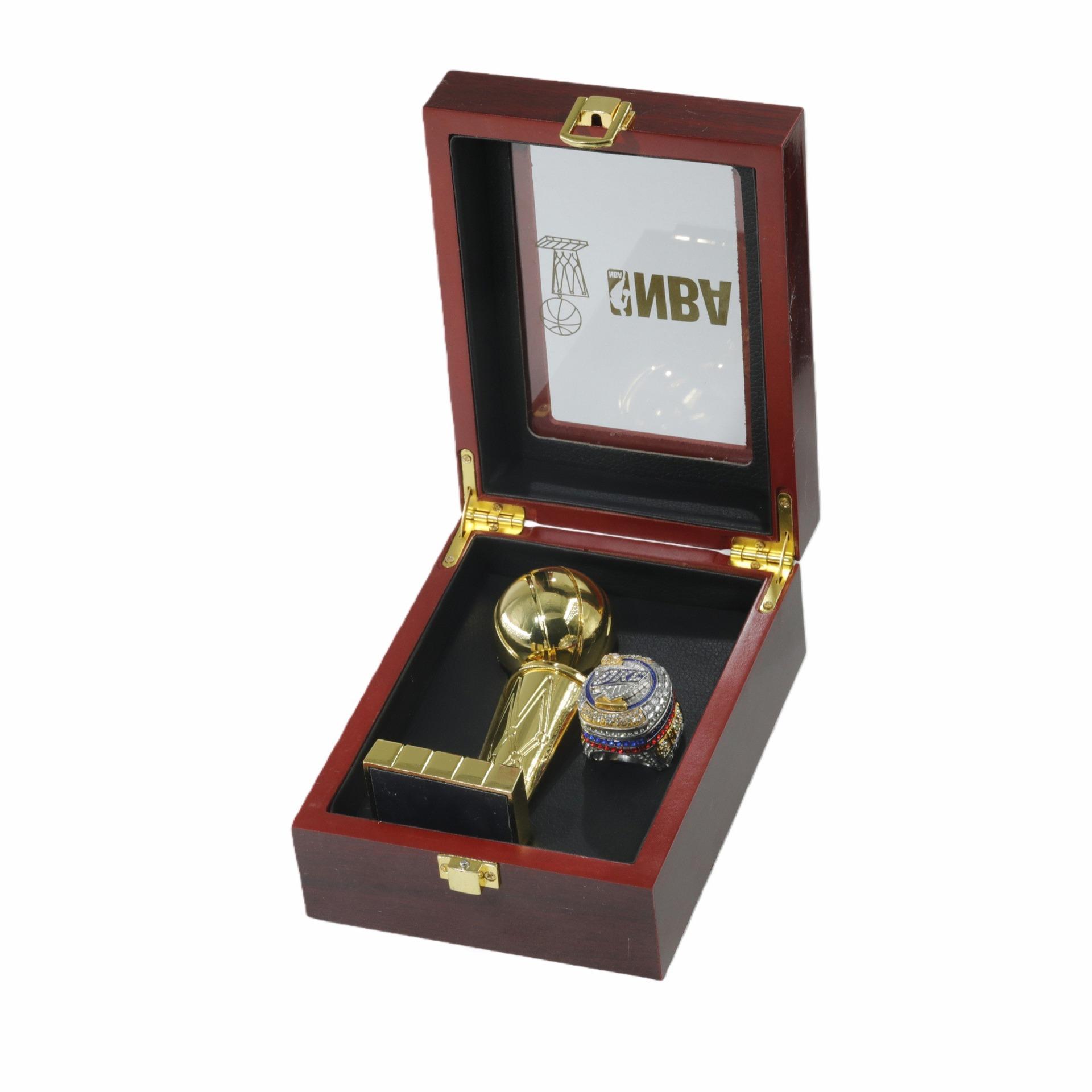 2025 Oklahoma City Thunder Basketball Championship Ring and Trophy Set Gift, Fan Souvenir 11 красный