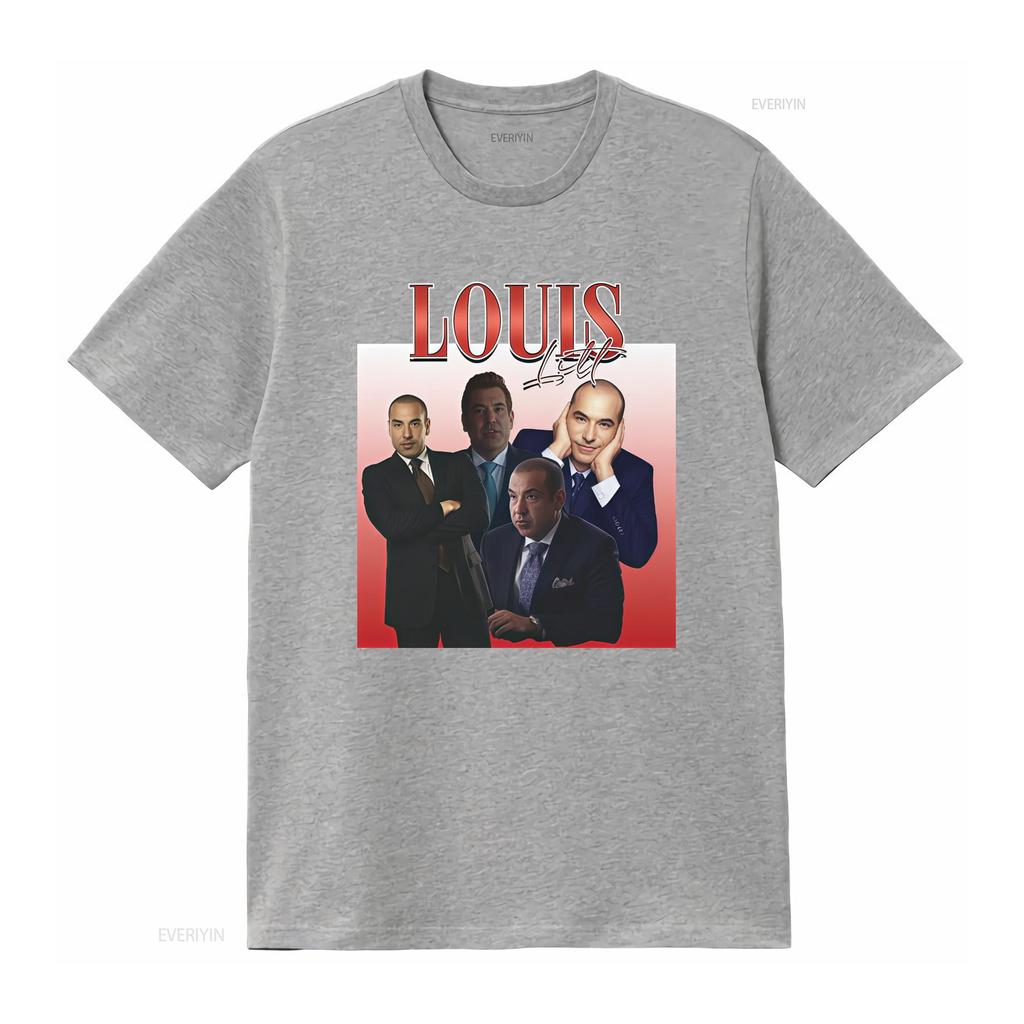 SUITS Louis Litt Homage T Shirt Stylish Design for Fans Vintage Washed Unisex Fashion Casual Streetwear Top For Everyday Wear