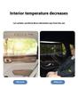 Car Window Sun Shade  Suction Cup Mesh Summer Heat & Privacy Cover