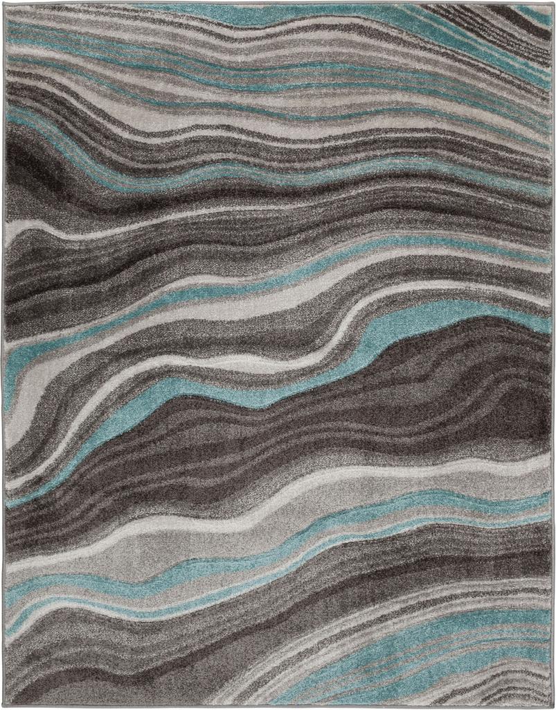 Moroccan Tribal Style Large Area Rug Non-Slip Carpet Hand Washable Polyester Carpet for Living Room Bedroom Decor Floor Mat