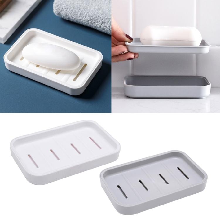Sponge Soap Holder Tray with Water Tray for Kitchen, Bathroom, Soap Container