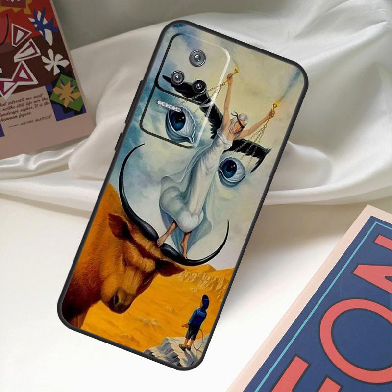 Salvador Dali Art Case For POCO X6 Pro X3 X5 F3 F5 M5s M6 Pro Xiaomi 14 Ultra 11T 12T 13T Pro 12 13 Lite Cover
