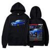 Anime Initial D Drift Racing Car AE86 Hoodie Takumi Fujiwara R34 Skyline JDM Hoodies Men Casual Oversized Long Sleeve Sweatshirt