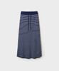 Seupao Striped Long Knit Skirt_Spwkg37G01
