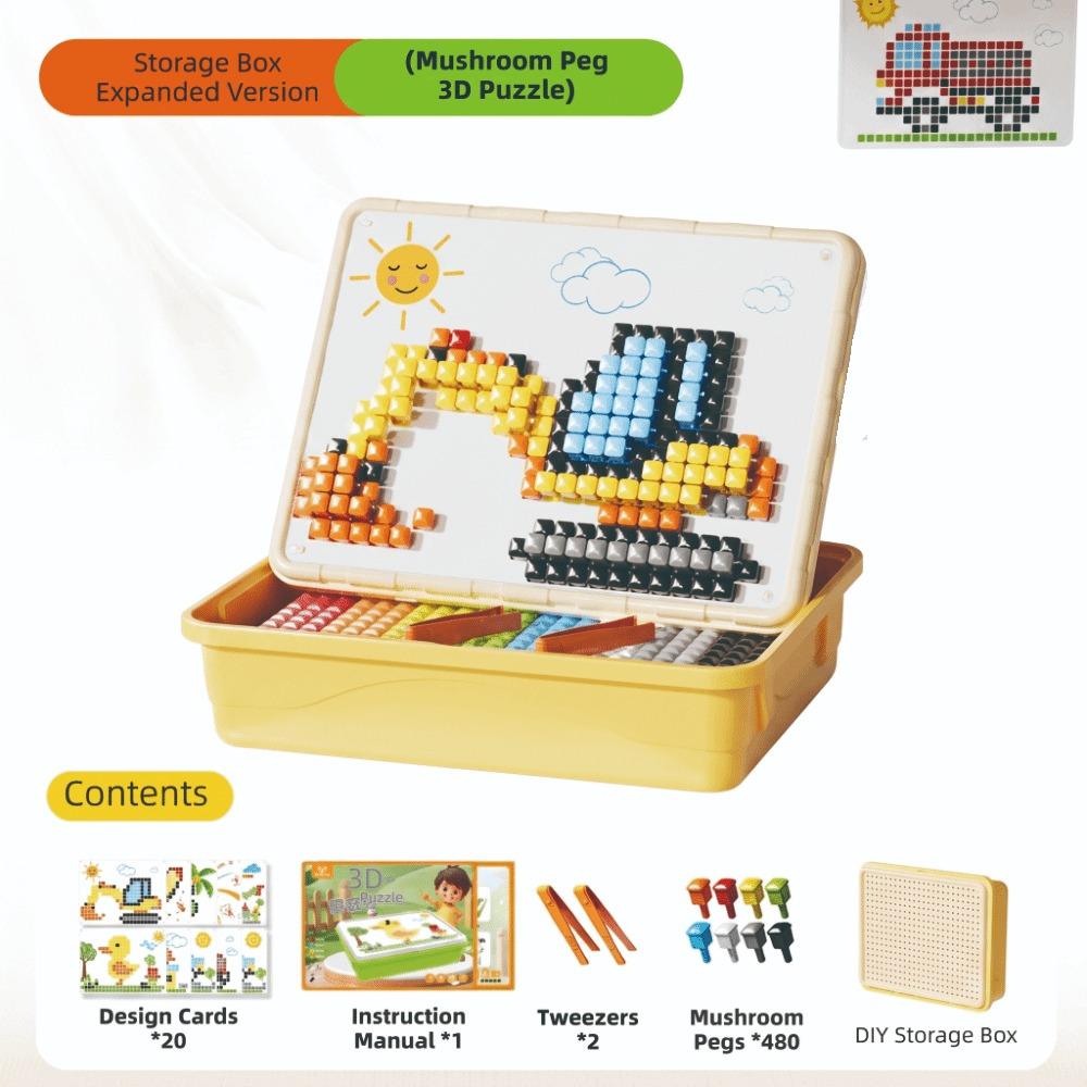 Konzentrationstraining Steckenpuzzle Brettspiel Pilznagel Puzzle Brettspiel Geburtstagsgeschenke