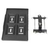 Tray Bracket High Deformation Adjustable Height Kit, Hold-Down Tray, Strength, Black, Resistant,