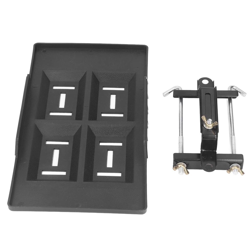 Tray Bracket High Deformation Adjustable Height Kit, Hold-Down Tray, Strength, Black, Resistant,
