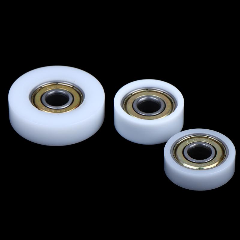 5Pcs Nylon Bearing Roller Wheel Silent Pulley Roller With Metal Ball Bearing For Sliding Door Cabinet Furniture Hardware