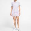 Nike Dri Fit Polo Shirts Women's Light Purple Polo Collar Moderate Straight Fit BV0218-509