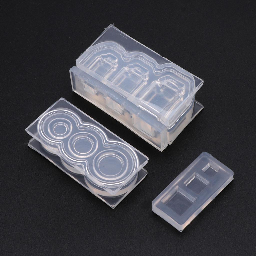 Clay Mold for Miniature Cake Cupcake Food Bread Silicone Resin Mold Bottle Jar Container Epoxy Mold Jewelry Casting