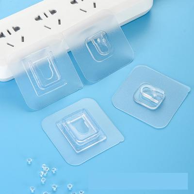 Double-Sided Adhesive Wall Hook Hanger Strong Transparent Wall Storage Sucker