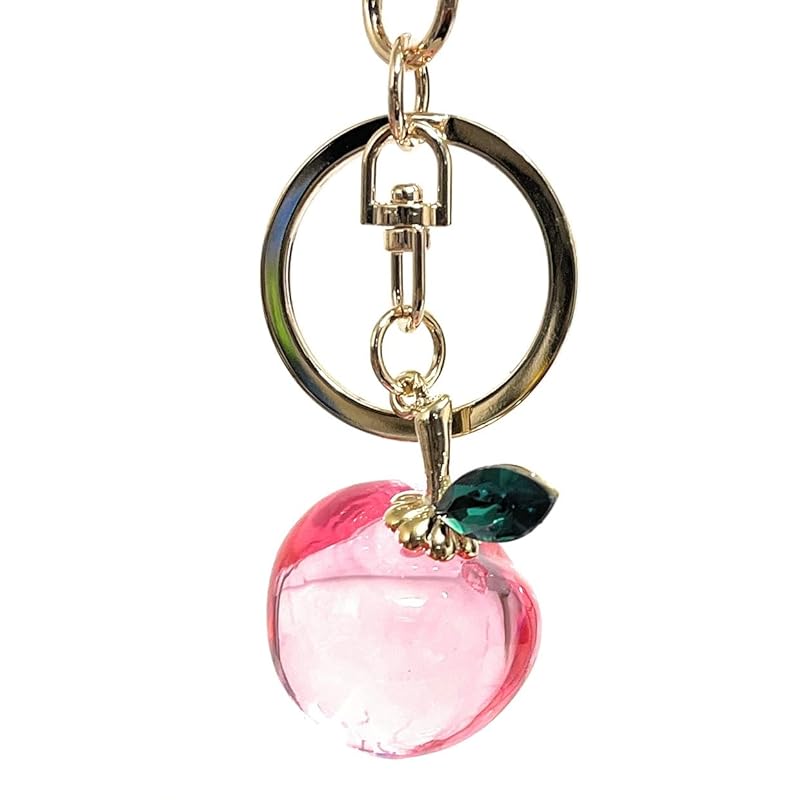 

clear apple apple key ring key ring charm ladies 1 point ADC (PINK)