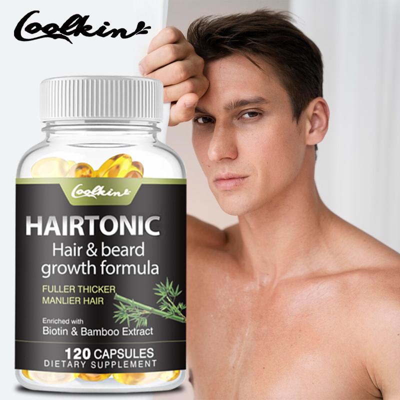 Biotin Supplement, Containing Kelp Blend, Supports Hair Health, Suitable for Adults.