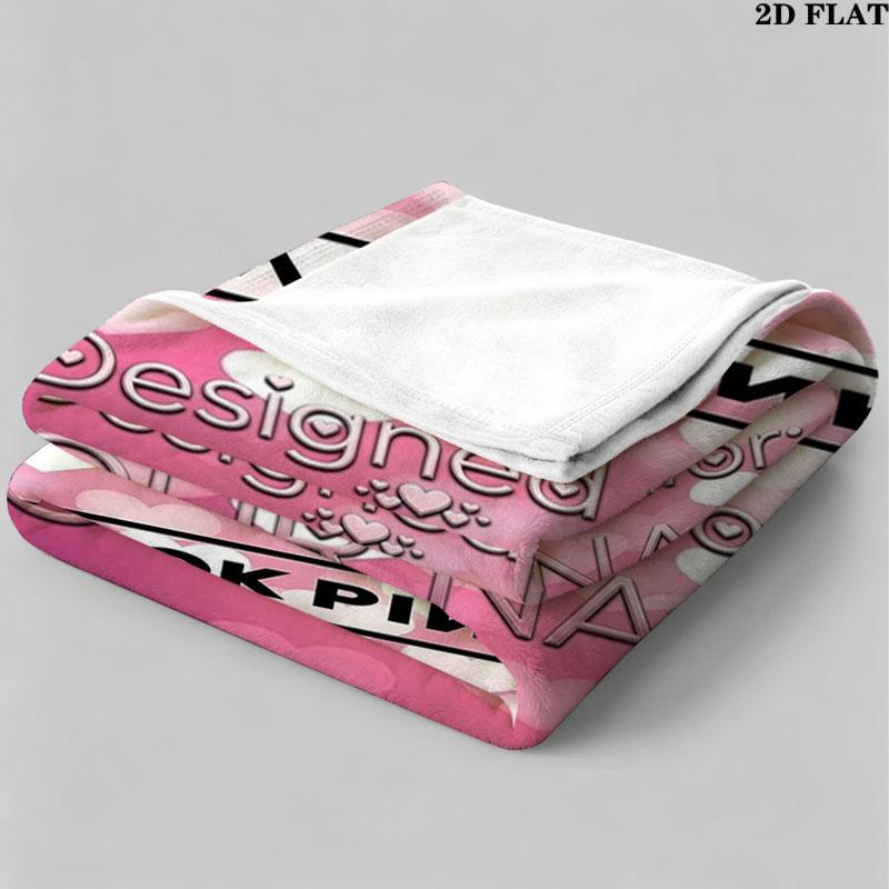 1PC Blackpink Custom Name Patterned Flannel Blanket Suitable For All Seasons for Home Decor Warmth and Comfort Gifts Holiday Present