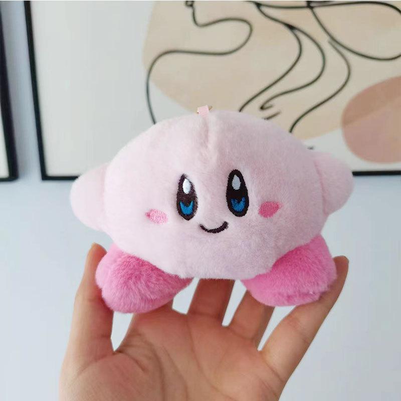Kirby Plush Adorable Keychain Cute Cartoon Character Key Ring Ideal Presents For