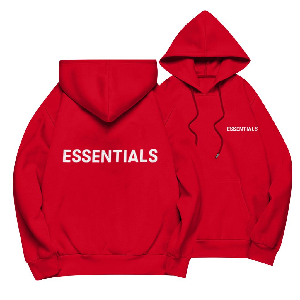 Unisex Loose Casual Letter Print Solid Round Neck Long Sleeve Hooded Sweatshirt