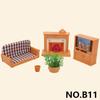 Non-Toxic Forest Animal 1/12 Dollhouse Furniture Bedroom Kitchen Bathroom Set Miniature Simulation Dolls Accessories Diy Toys Children