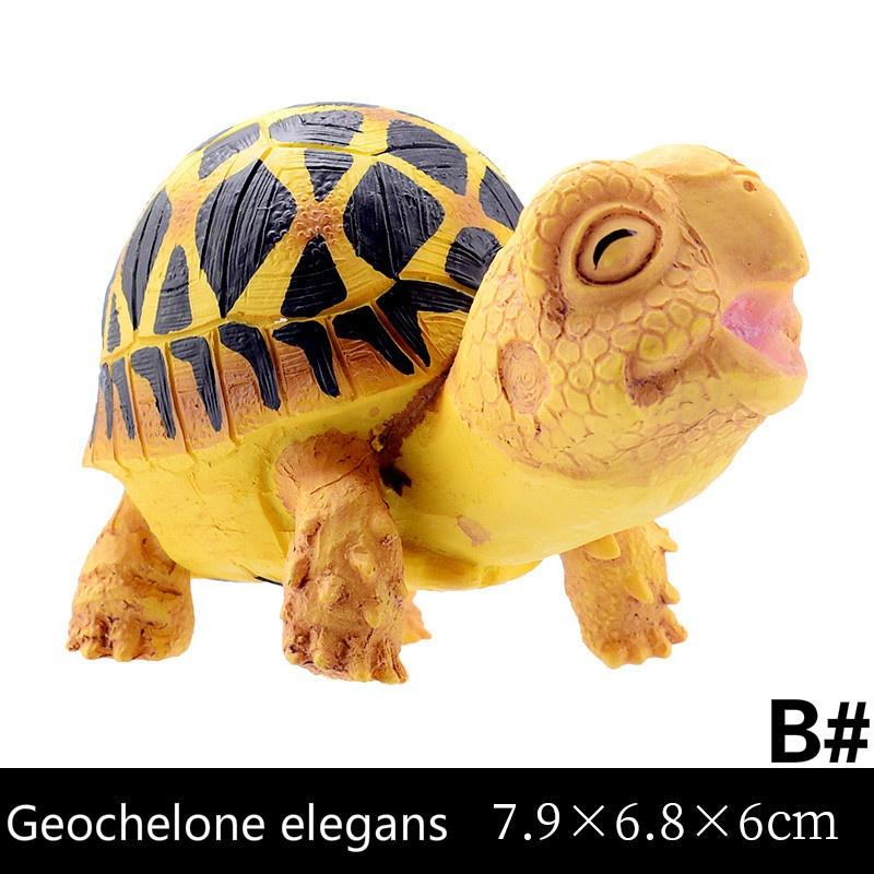 1pcs Cartoon Land Tortoise Big Head Turtle Diamond Turtle Hand-made Figurines Fish Tank and Aquarium Decorations
