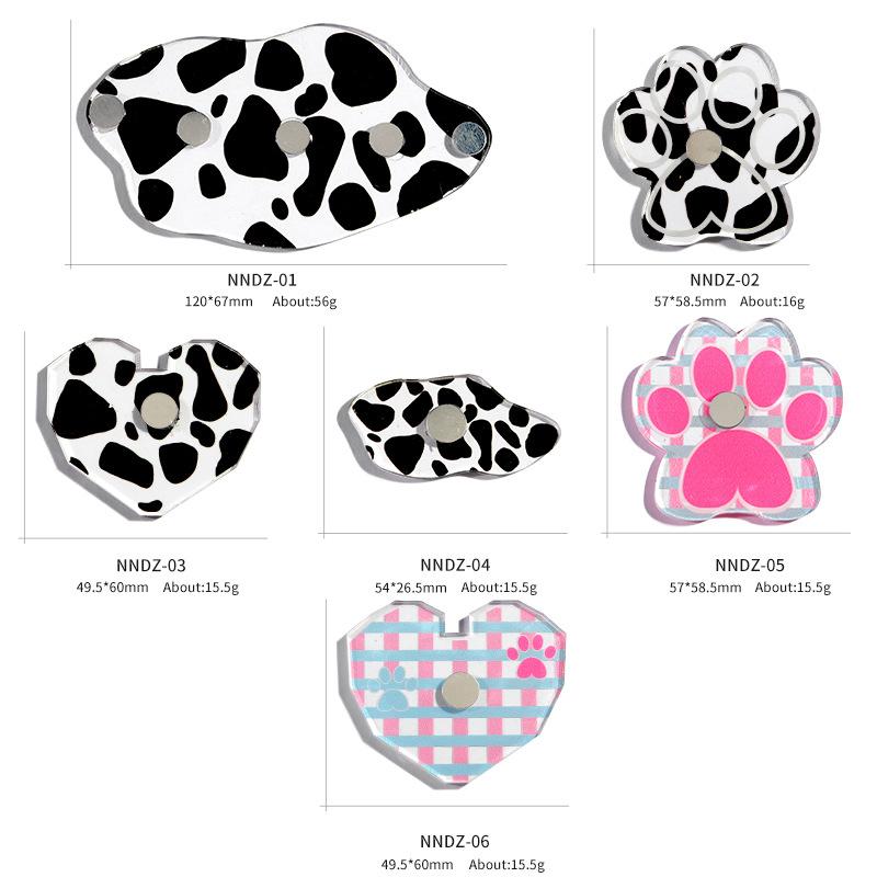 Kuh Maniküre Übung Nagelhalter Acryl Nagel Display Basis Nagelhalter Farbpalette