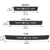 9PCS Car Door Sills Guards Stickers Film Anti Scratch Carbon Fiber Protector Scuff Pedal Cover Auto Accessories