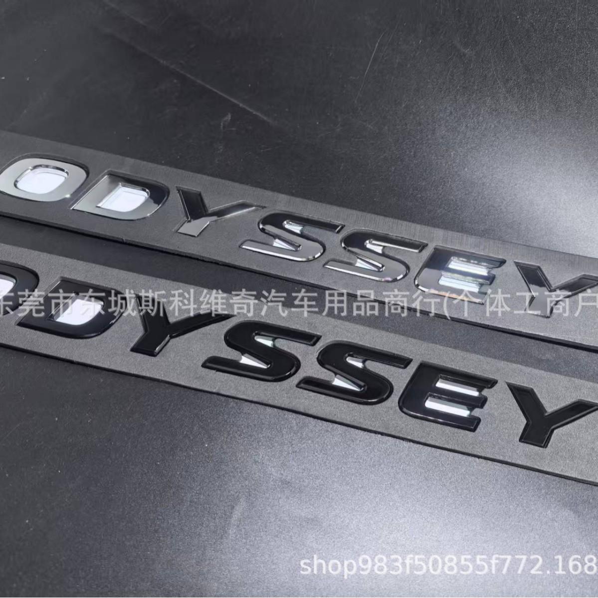 Черная глянцевая наклейка-эмблема на задний багажник Odyssey Gloss Black