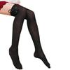 Women's Thigh High Socks Lolitas Gothic Over Knee Stockings Bow Lace Up Long Stockings Sweet Summer Ruffle Trim Socks