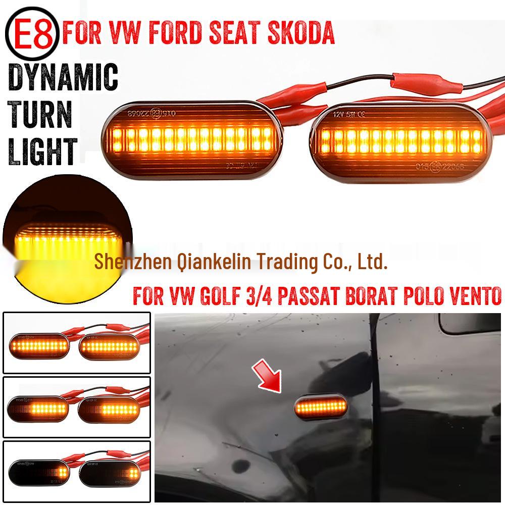 Volkswagen Bora Jetta Golf LED Flowing Water Fender Turn Signal Side Light Connector