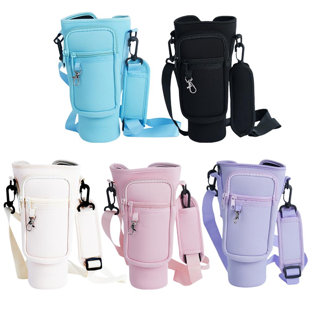 Sac de transport pour bouteille d'eau en néoprène pour gobelet Stanley de 40 oz, accessoires, housse de tasse isotherme
