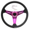 Volante de Carreras de PU de 14 Pulgadas para Karts