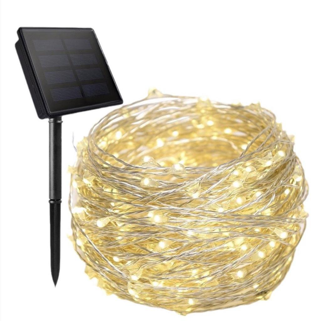 LED Solar Copper Wire Outdoor String Lights for Camping & Decoration
