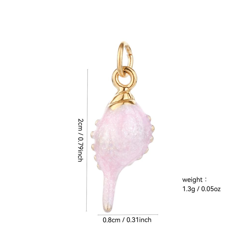 Stainless Steel Ocean Series Starfish Conch Pendant for DIY Bracelet & Necklace Fashion Accessories