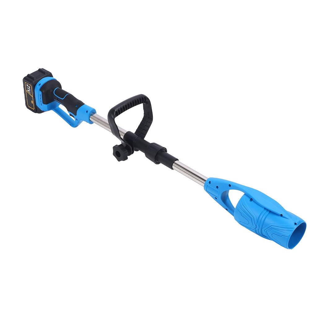 Cordless Leaf Blower 520 CFM 21V Electric Battery Powered Portable Foldable Cleaner for Lawn Patio Snow Blowing Blue US