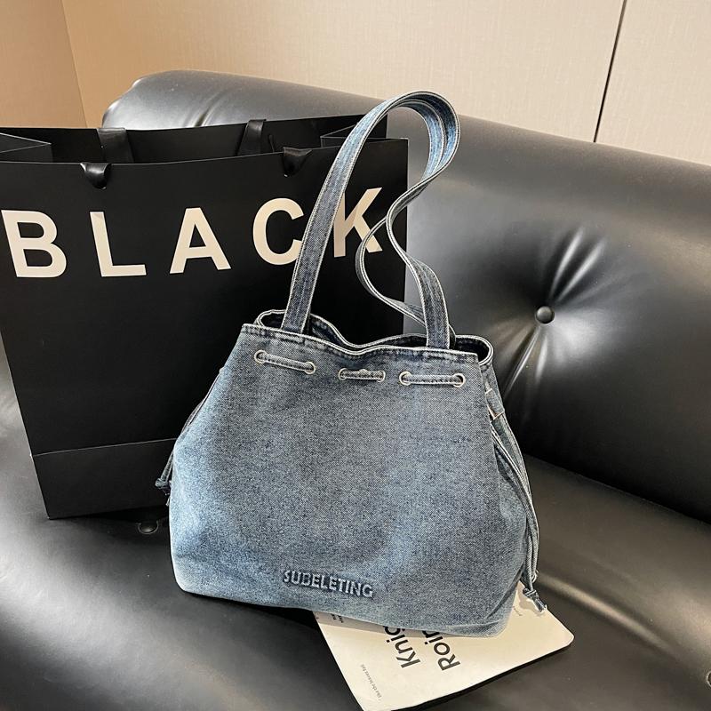 Denim Bag Women Commuter Tote Bag