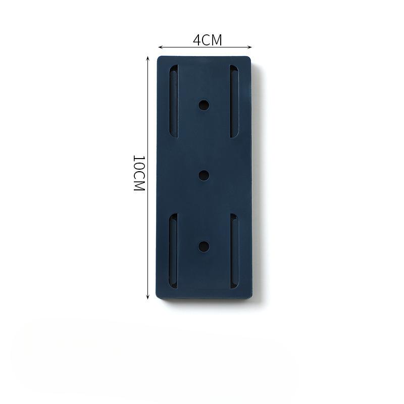 Power Strip Fixator Self-adhesive Wall-mounted Socket Seamless Storage No Need for Drilling Power Strip Socket Wall-mounted Wire Clip