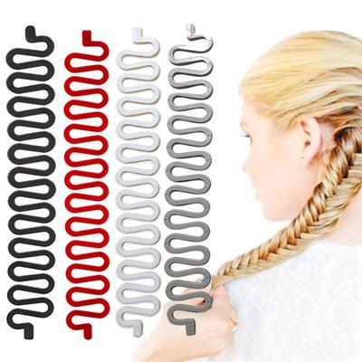 Tresse de cheveux mince, facile à utiliser, maquillage quotidien, outil professionnel en plastique pour torsion de cheveux