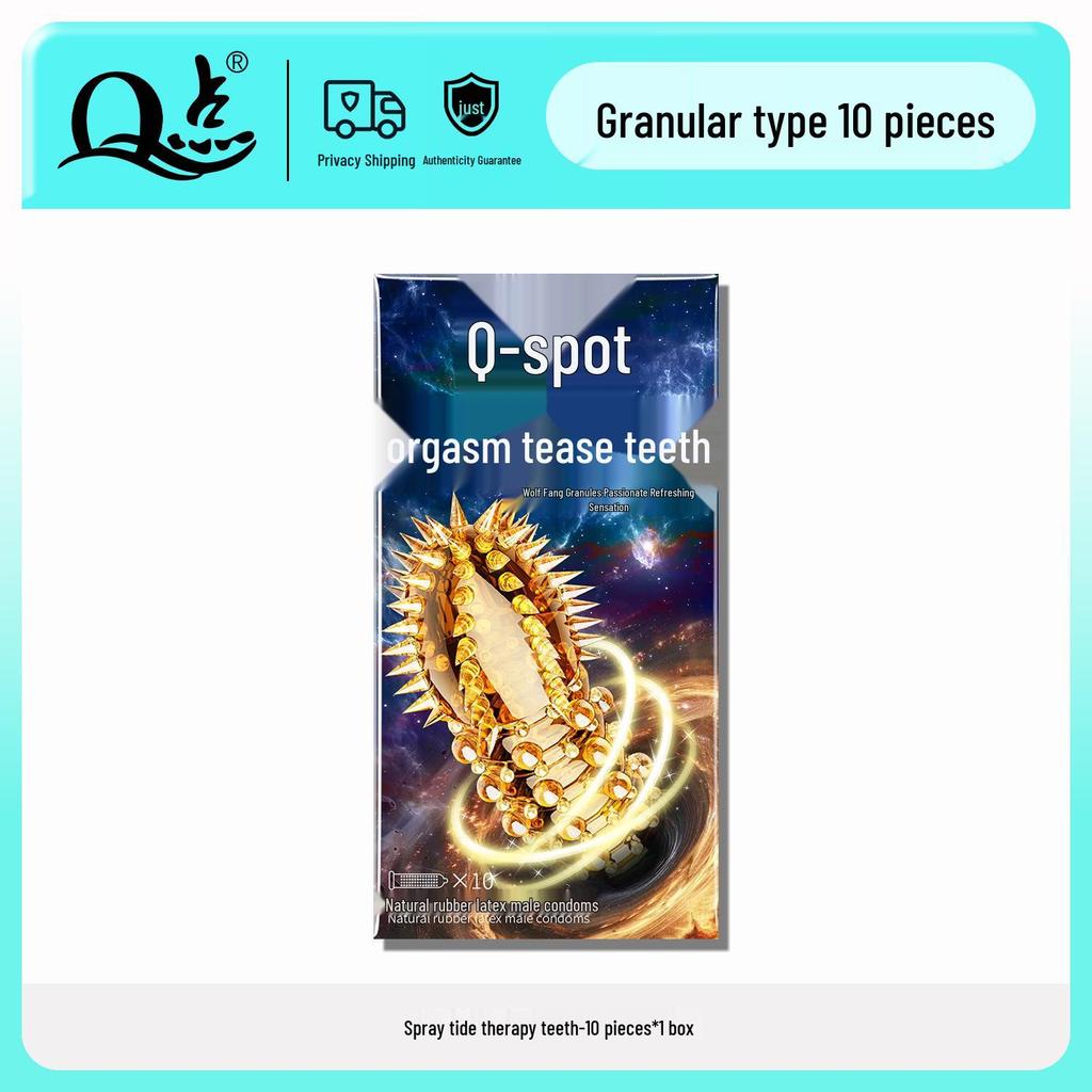 Q Point Ultra-Thin Lubricated Condoms - 10 Count Moisturizing & Safe for Adult Family Planning