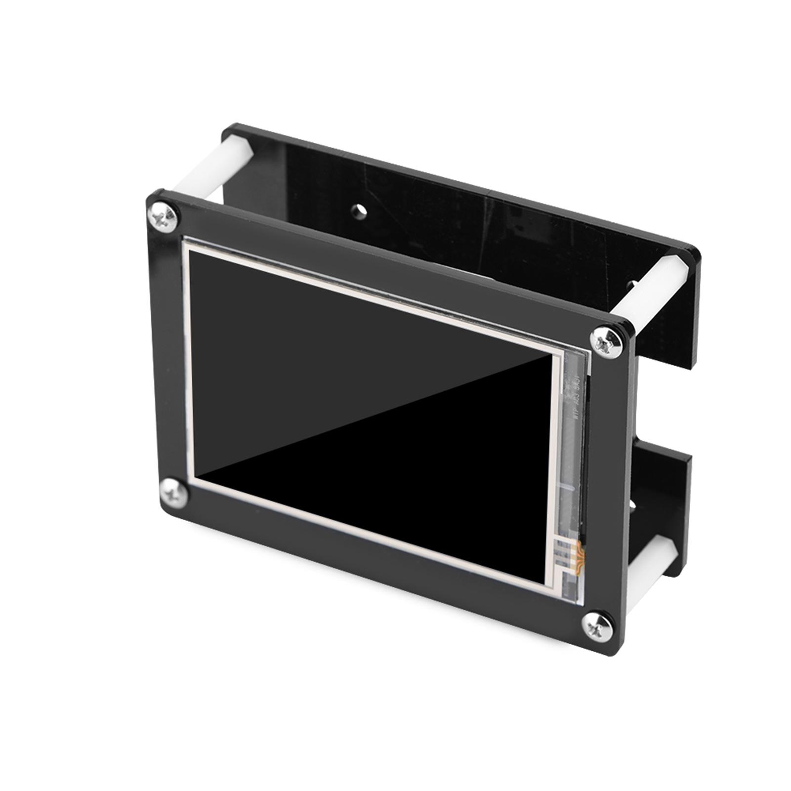 

1080P 60fps 3.5 Inch HD Multimedia Interface LCD Screen Display for RPi Black Acrylic Case