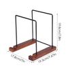 Wooden LP Vinyl Record Display Stand Shelf Multipurpose Wood CDs/LP Tabletop Holder LP Record Album Storage Rack