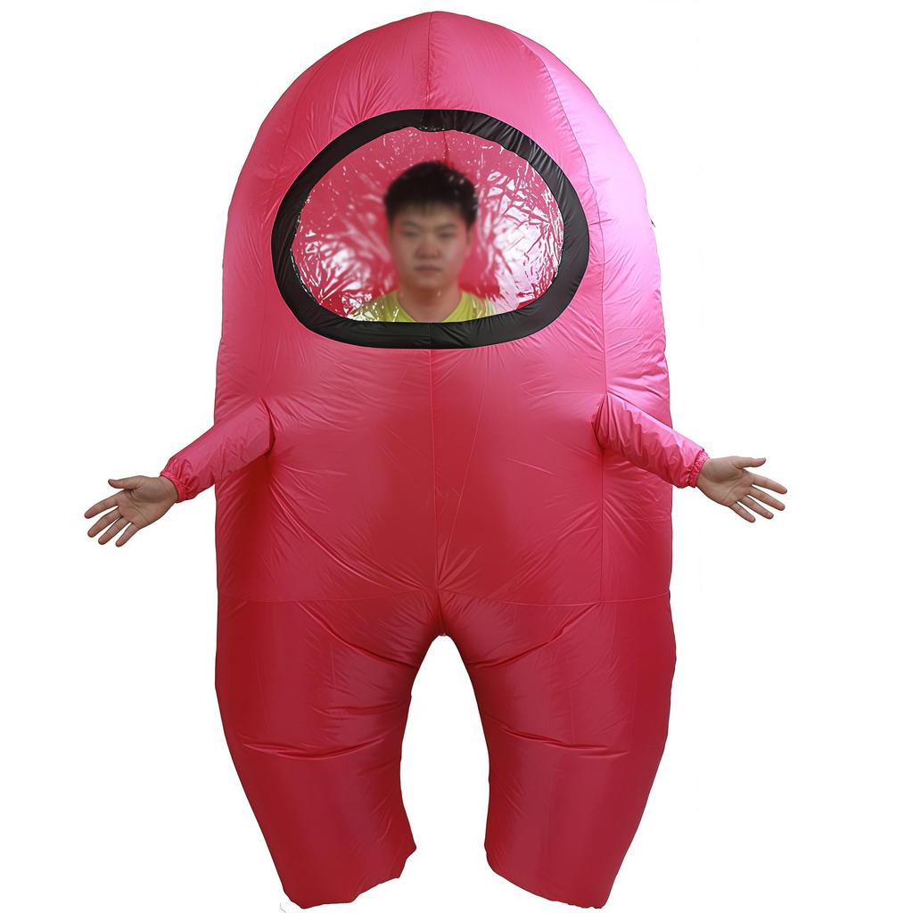 Costume gonfiabile da astronauta Among Us Lupo Mannaro per Feste e Role-Playing