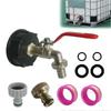 S60x6 Adapter Valve And 3/4-yvan 1000 Liter Ibc Water Tank(faucet Only)
