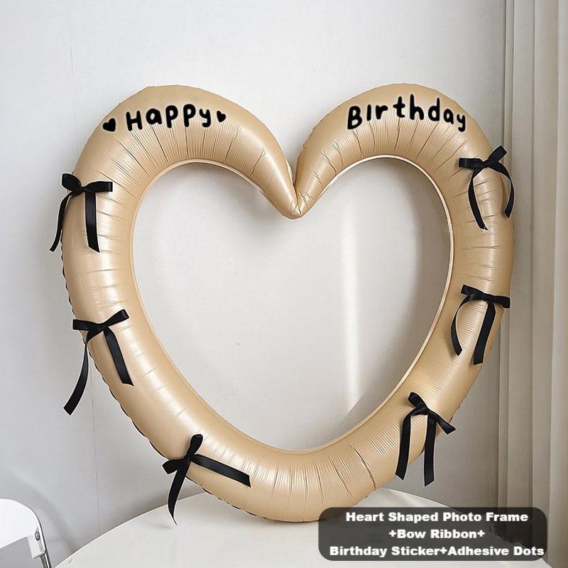 Hollow Out Love Heart Balloon Birthday Party Decoration Cute Love Ballons Baby Shower Wedding Party Gifts Party Balloon Ornament