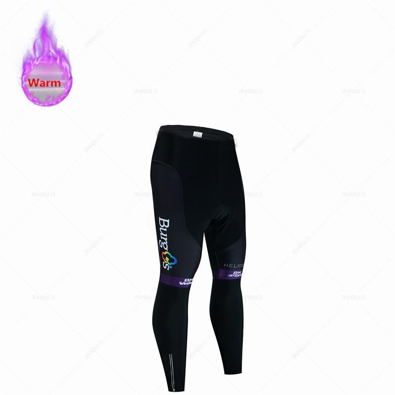 

Bike Thermal Fleece Cycling Jersey Set for Men, Long Sleeve, Bicycle Clothing, Bib Pants, Winter 2026 Winter Fleece Warm Cycling Suit Set XS