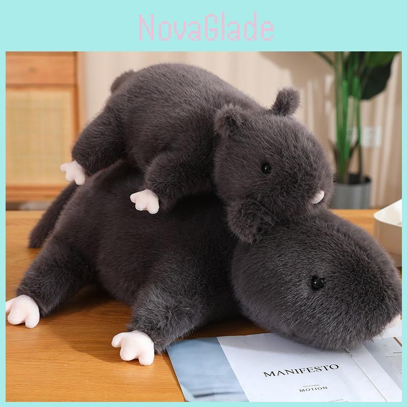 Adorable Cartoon Plush Mouse Doll Soft Pillow Cushion For Kids Birthday Gift