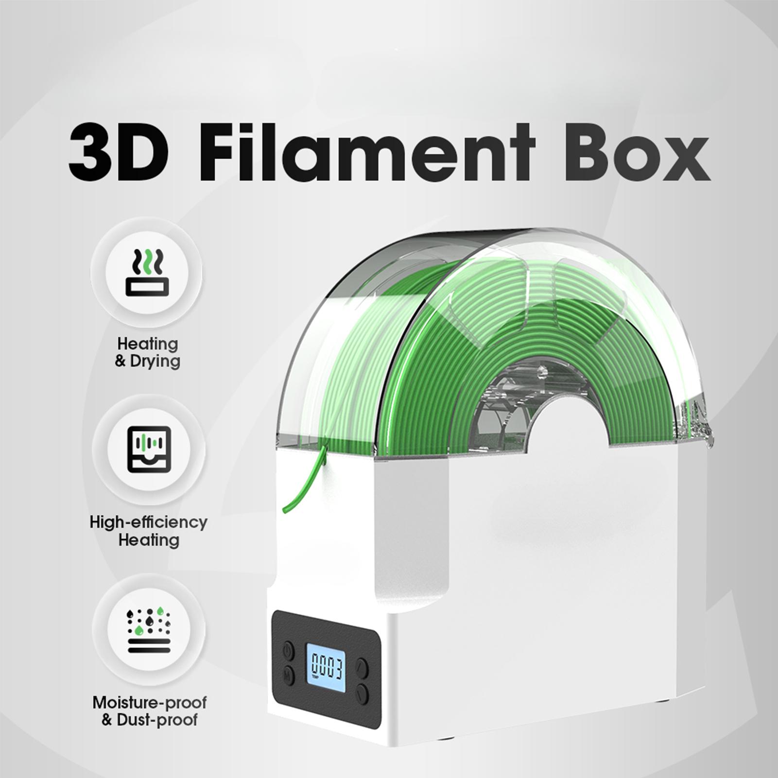 

Сухой ящик для нити для 3D-принтера Ящик для хранения сушилки для 3D-нити сохраняет нить сухой