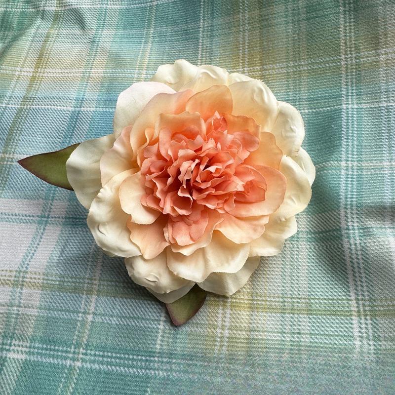 Super Fairy-like Flower Side Clip for Photo Atmosphere Girl's Hair ClipPeony Camellia Headwear